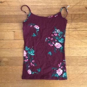 Floral tank top